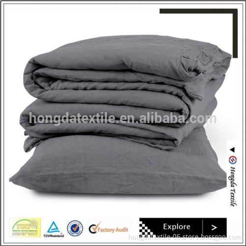 French Linen Charcoal Color bed sheets/Vintage washed linen sheet set
Supplier's Choice